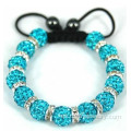 Pulsera de Shamballa de diamantes de imitación de joyería de accesorios de la boda